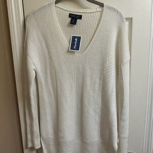 Rachel Zoe White Knit Top
